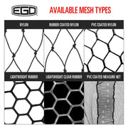 EGO 75067 Kryptek S2 Slider Compact Landing Net - Clear Rubber - 17'' x 19'' Hoop - 29''-60'' Handle