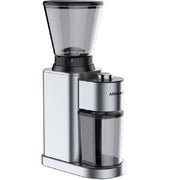 Aromaster CG001203 Conical Burr Coffee Grinder Aromaster Electric Coffee bean grinder with 24 Grind Settings Grind Timer Espresso/Drip/Pour Over/Cold Brew/French Press Coffee Maker | Anti-static | Stainless Steel