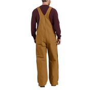 Carhartt 106672 Firm Duck Loose-Fit Insulated Bib Overalls for Men - Carhartt Brown - M - Regular