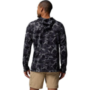 Columbia Wild Cast Camp Hoodie, Men's Slim Fit Fleece Jacket, UPF 40 Sun Protection, Omni-Wick Moisture Management, Shark Deltawoods, Large