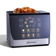 Inspirex Programmable 2 Slice Toaster with Interactive Touchscreen, 8 Bread Types, 7 Browning Levels, Automatic Lowering, Digital Countdown, Stainless Steel, XTOSAT2SS6A