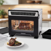 Cuisinart 15-in-1 Extra-Large Digital Air Fryer Oven, 1800W, 0.9 Cubic Foot, Black and Stainless Steel, TOA-112