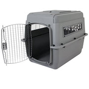 Petmate Sky Kennel for Pets from 30 to 50-Pound, Light Gray
