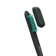 DAFNI BC001DF Muse Hair Styling and Straightening Brush, Black & Green
