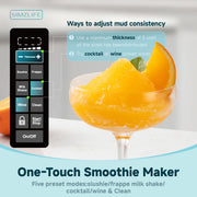 Simzlife Slushie Machine, No Ice Needed, 88 oz Slushy Maker Machine for Home, Professional Frozen Drink Maker
