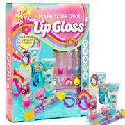 Horizon Group USA 234727KRF Just My Style Make Your Own Lip Gloss Kit, Cupcake-Scented, Includes Confetti Shapes and Charms, DIY Customization, Safe Formula