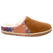 Minnetonka Moccasin Tahoe Slide Slippers for Ladies - Brown Multi - 10M