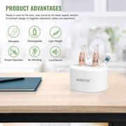 KIBVOE EN-T100B open fit Rechargeable Sound Amplifiers Devices for Ears, Beige