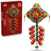LEGO Spring Festival Fortune Firecracker Building Toy, Interactive Wall Art with Sound Effects, 1039 Pieces, Ages 9+, 80118