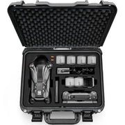 Lekufee Waterproof Hard Carrying Case for DJI Mavic 4 Pro Combo with Custom Foam Insert, Impact Resistant, Dustproof, Black, LK1202