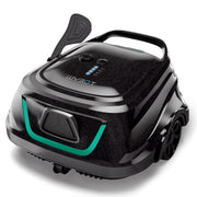 WYBOT A1 Cordless Robotic Pool Cleaner, Automatic Vacuum for In-Ground Pools, Dual-Motor Suction 2140 GPH, Dual-Layer Filtration, 4 Cleaning Modes, 120-Min Runtime, Black & Green