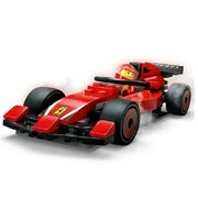 LEGO 6526269 City F1 Pit Stop & Pit Crew with Ferrari Car Toy - Model Race Car Toy Building