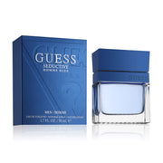 Guess Seductive Blue Eau de Toilette Cologne Spray for Men, Oriental Woody Fragrance, 1.7 Fl Oz, 32042A
