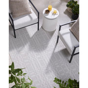 My Texas House Mari Outdoor Rug, 5 x 7 ft, Polypropylene, UV Resistant, Farmhouse Plaid, Natural Off-White