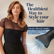 Bio Ionic Velvet Rouge 10X Ultralight Speed Hair Dryer, Ionic Technology, Adjustable Heat and Speed, Cool Shot Button, Lightweight Design