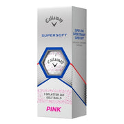 Callaway Golf Supersoft 2023 Splatter 360 Golf Balls, Pink, 12 Count, Soft Feel, Superior Spin Performance