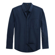 Gents Bliss Mens Dress Shirt, Long Sleeve, Button Down Collar, Regular Fit, Blue, Casual Oxford Top with Pocket