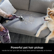 Shark LA490  Detect Lift-Away ADV Upright Vacuum with PowerFins Self-Cleaning Brushroll, Odor Neutralizer Technology, Mauve