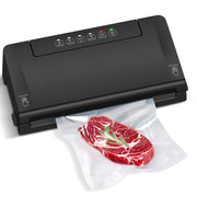 Mainstays Vacuum Sealer with Built-In Cutter and Roll Storage, Black, Includes 1 Vacuum Seal Roll MS940270727401