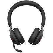 Jabra Evolve2 65 Wireless Bluetooth Headset, Noise-Cancelling, USB-C, Black, Up to 37 Hours Battery Life