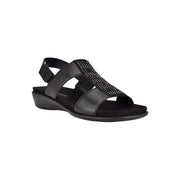 Easy Spirit Womens Hazel Wedge Sandals - BLACK 10 MEDIUM