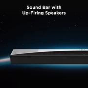 TCL Q75H Q Class 5.1.2 Channel Soundbar with Dolby Atmos, Ray Danz Technology, Wireless Subwoofer, and Bluetooth Streaming - Black