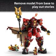 LEGO NINJAGO Fire Knight Mech Building Set, 996 Pieces, Includes Kai Minifigure with Magical Sword, Multicolor, Ages 14+ 71846