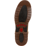ROCKY Ride Round Toe Roper Boots for Men - Tan - 13 W