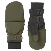 SEALSKINZ Walpole Windproof Convertible Mitt with Primaloft Gold Insulation, Dark Olive, XL