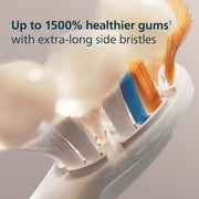 Philips Sonicare A3 All-in-One Replacement Electric Toothbrush Heads, Triangular Multi-Angle Bristles, White, 2 Pack HX9092/77