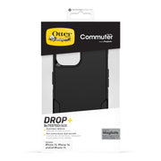 OtterBox Commuter Series Phone Case with MagSafe, Dual-Layer Shock Absorbent Protection, Black, Compatible with Apple iPhone 16e 15 14 13, 77-99665