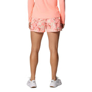 Columbia Women's Tidal III Athletic Shorts, Omni-Shade UPF 50 Sun Protection, Omni-Shield Repellency, 4-Way Comfort Stretch, Tiki Pink Undertow, Plus Size 1X, Mid Rise, 209321