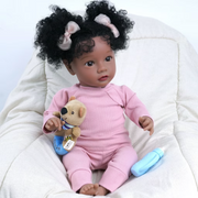 RSG REALISTIC SWEET GALLERY  20 Inch Lifelike Reborn Baby Dolls- Handmade Soft Cloth Body Touch Baby Dolls Real Life with Clothes and Toy Gift for Kids Age 3+