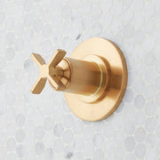 Signature Hardware SHVA9005BG 953802 Vassor 6 Function Diverter Valve Trim Brushed Gold Showers Diverter Trims, Brushed Gold