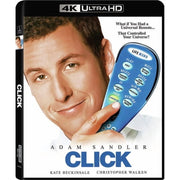 Sony Click 4K Ultra HD Blu-ray Movie, PG-13 Comedy-Drama, Widescreen, English Audio and Subtitles