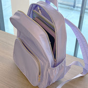 Hello Hobby Nylon Backpack, Customizable Small Travel Craft Storage Bag, Purple, 11x6x13 in, HH-BP-GR
