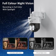 Xorlink XQ1 4K Solar Security Camera Wireless Outdoor with Color Night Vision and Two-Way Audio