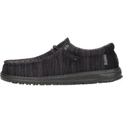 HEYDUDE 41898-060 Wally Stretch Sox Loafers for Men, Black, Size: 11M