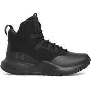 Under Armour Micro G Stellar Mid Men's Tactical Boots, Slip-Resistant Rubber Outsole, Black Anthracite, Size 12