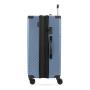 SWISSGEAR Edge Hardside Large Checked Spinner Luggage, Expandable 2 Inches, 8 Spinner Wheels, TSA-Approved Lock, Slate Blue