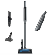 Shark WS642  WANDVAC System Pet Ultra-Lightweight Cordless Stick Vacuum with PowerFins brushroll & Charging Dock - Steel Grey