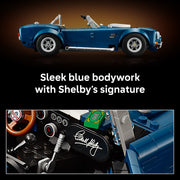 LEGO Icons Shelby Cobra 427 S/C Building Set, 1241 Pieces, Multicolor, Collectible Model Kit for Adults 6530080