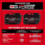 Milwaukee M18 Fuel Nexus Dual Battery Wet/Dry Vacuum Motor Head with VACLINK Wireless Dust Control, PACKOUT Compatibility, 12 lb, Black/Red 0926-20