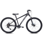 Ozark Trail Timber 27.5 Mountain Bike, Aluminum Frame, Front Suspension, Mechanical Disc Brakes, 8-Speed, Medium Frame, Black, Unisex, 52830