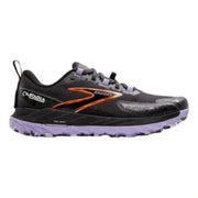 Brooks 1204161B048 Cascadia 18 Trail Running Shoes for Ladies - Ebony/Sweet Lavender - 6.5M