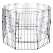 Max & Marlow Dog Playpen, 8-Panel Metal Fence, Portable, Indoor and Outdoor Use, 48 in Height