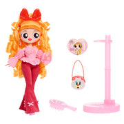 L.O.L. Surprise OMG The Powerpuff Girls Doll, Blossom, Curly Orange Hair, Articulated Fashion Figure, Removable Outfits and Accessories, Collectible Series