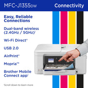 Brother INKvestment Wireless Color Inkjet All-in-One Printer with Automatic Duplex Printing, 20-Page ADF, 1.8
