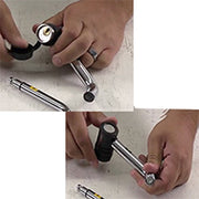 Master Lock 2866DATSC Swivel Head Receiver Lock, Chrome