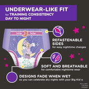 Pull-Ups 58566 Girls Night-Time Potty Training Pants, Targeted Absorbency, Disney Minnie Mouse Design, Size 5T-6T, 80 Count